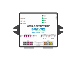 Módulo Receptor RF Bravas PRD0018